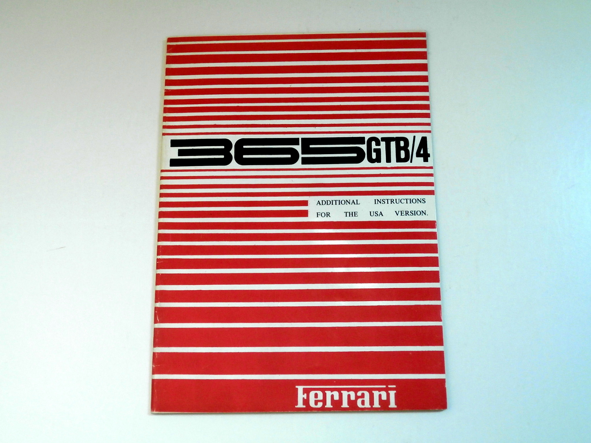 Ferrari 365 GTB/4 Manual